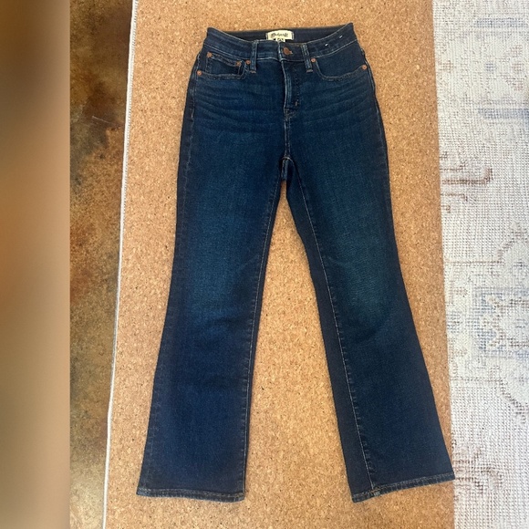 Madewell Curvy Kick Out Crop Jean Size 26 - Picture 4 of 6
